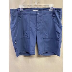 Columbia PFG Women's Navy Blue Omni-Shield Cargo Shorts Size 14